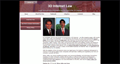 Desktop Screenshot of 3dinternetlaw.com